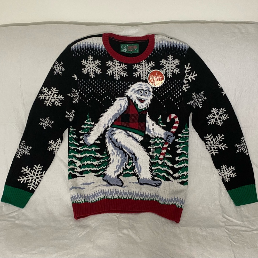 Light up Yeti Christmas sweater